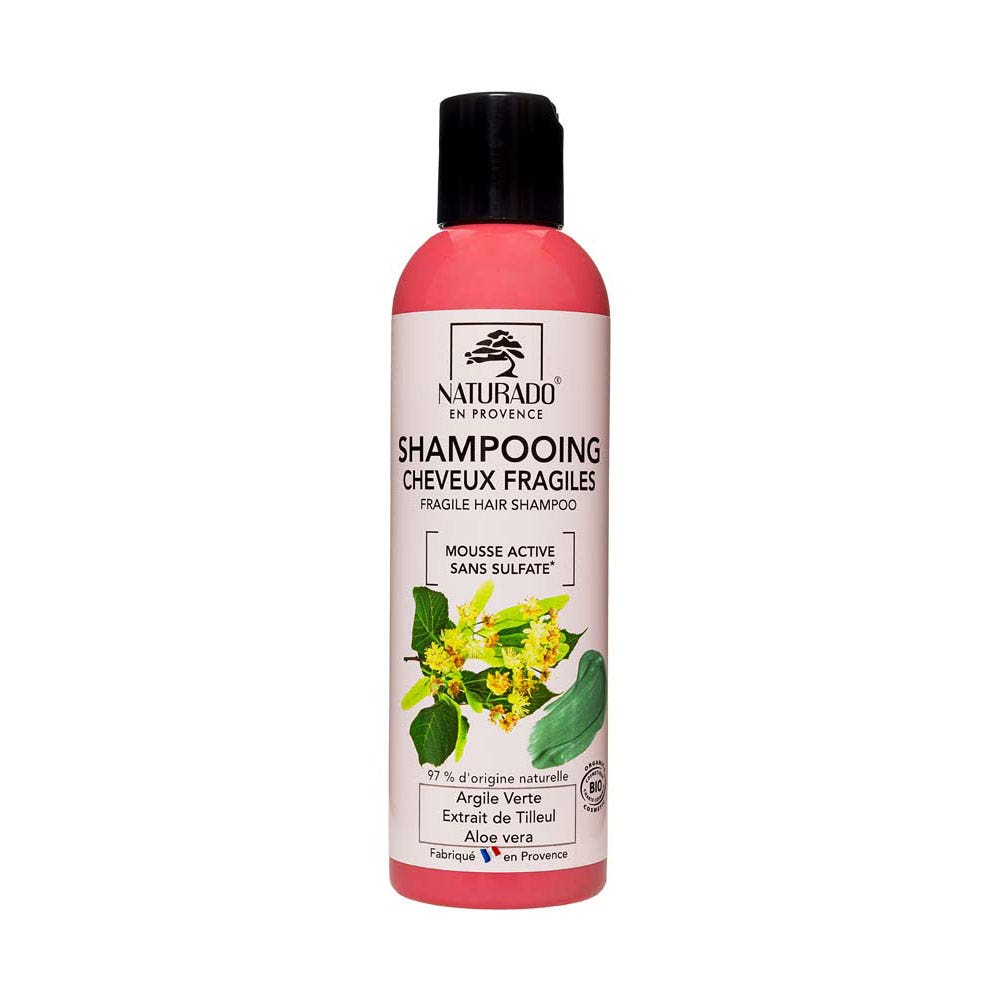 Naturado Champú fortificante para cabellos frágiles 200 ml