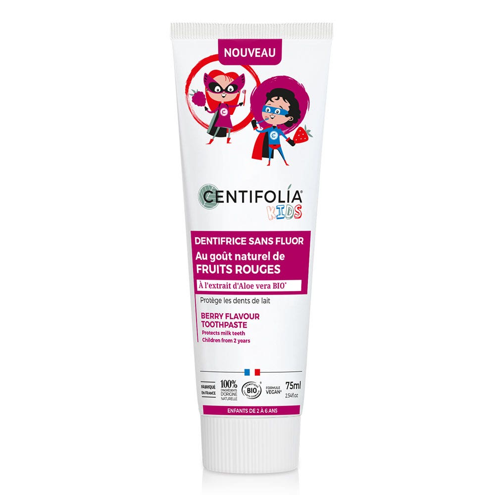 Centifolia Kids Pasta de dientes infantil bio sabor frutos rojos 75 ml