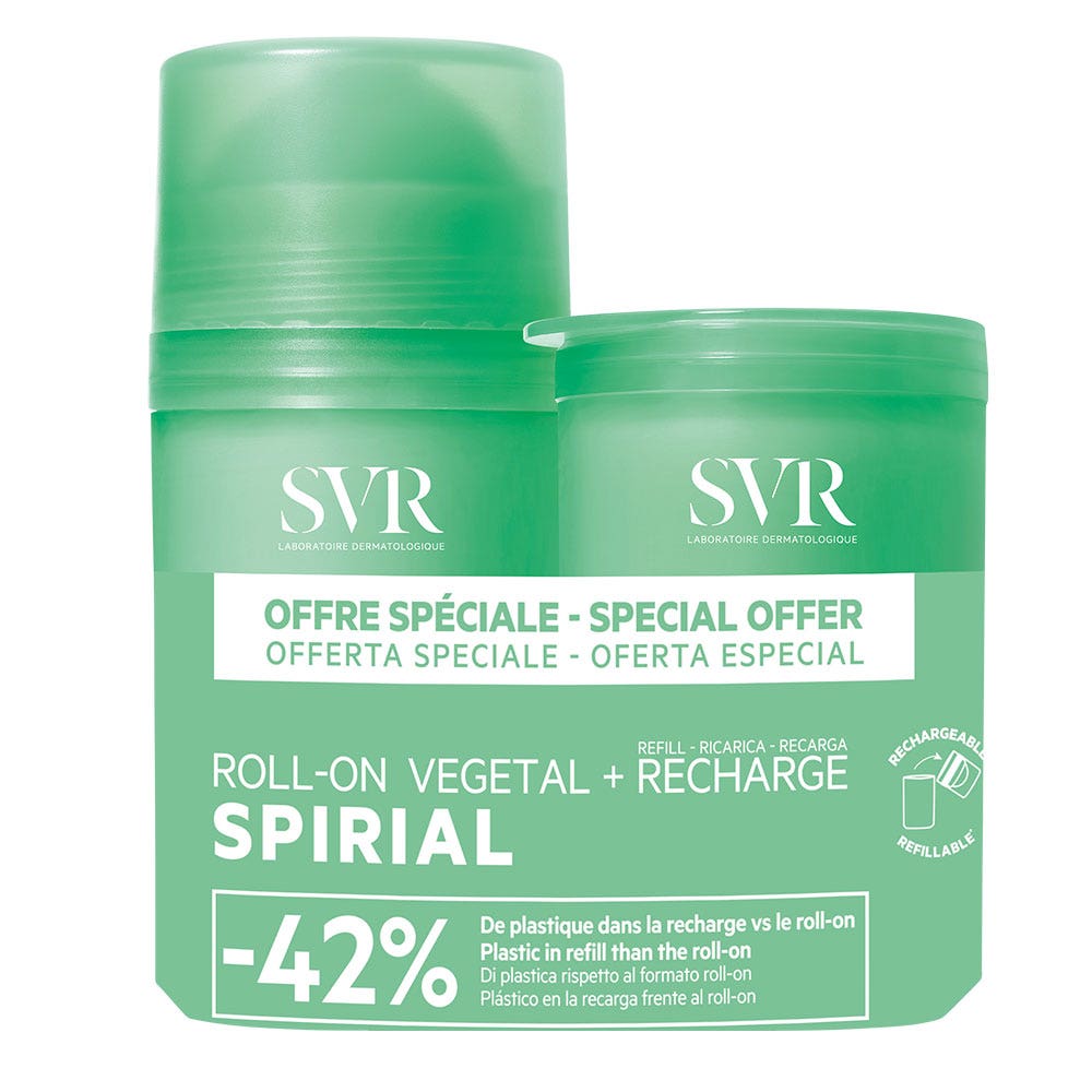 Svr Spirial Desodorante Roll-On + Recambio 50ml+50ml