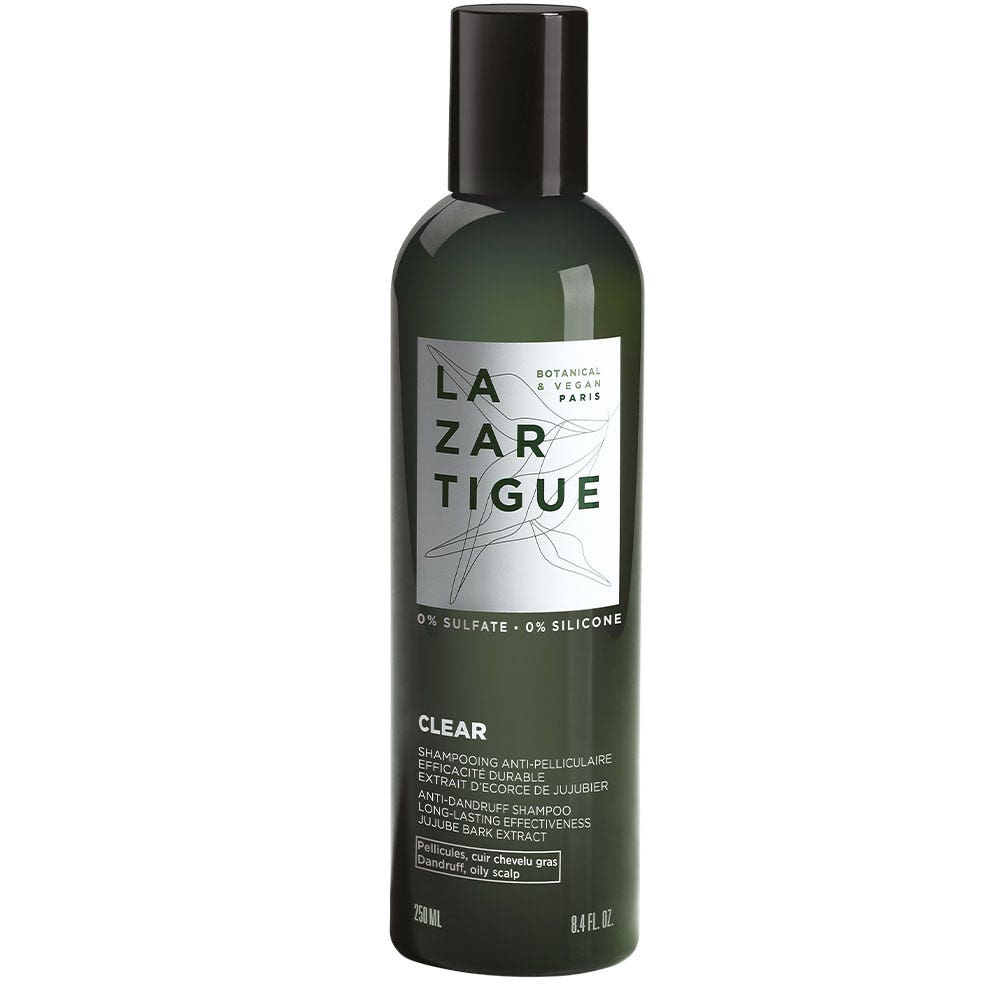 Lazartigue Clear Champú anticaspa Cuero cabelludo graso 250 ml