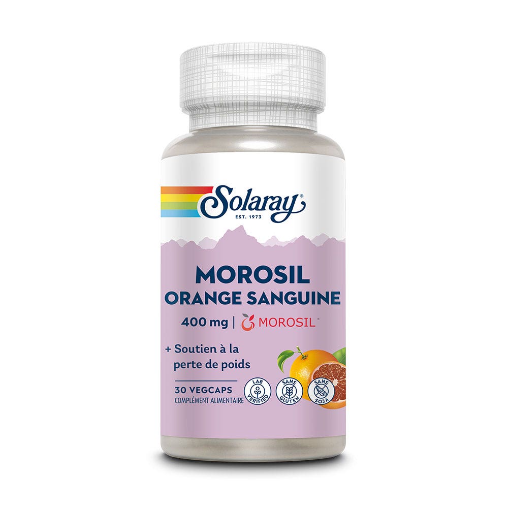 Solaray Morosil naranja sanguina 400 mg 30 cápsulas