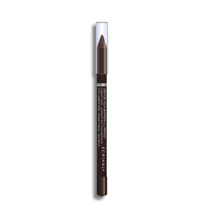 Ecrinal Lápiz de maquillaje para ojos sensibles Marrón 1.3g