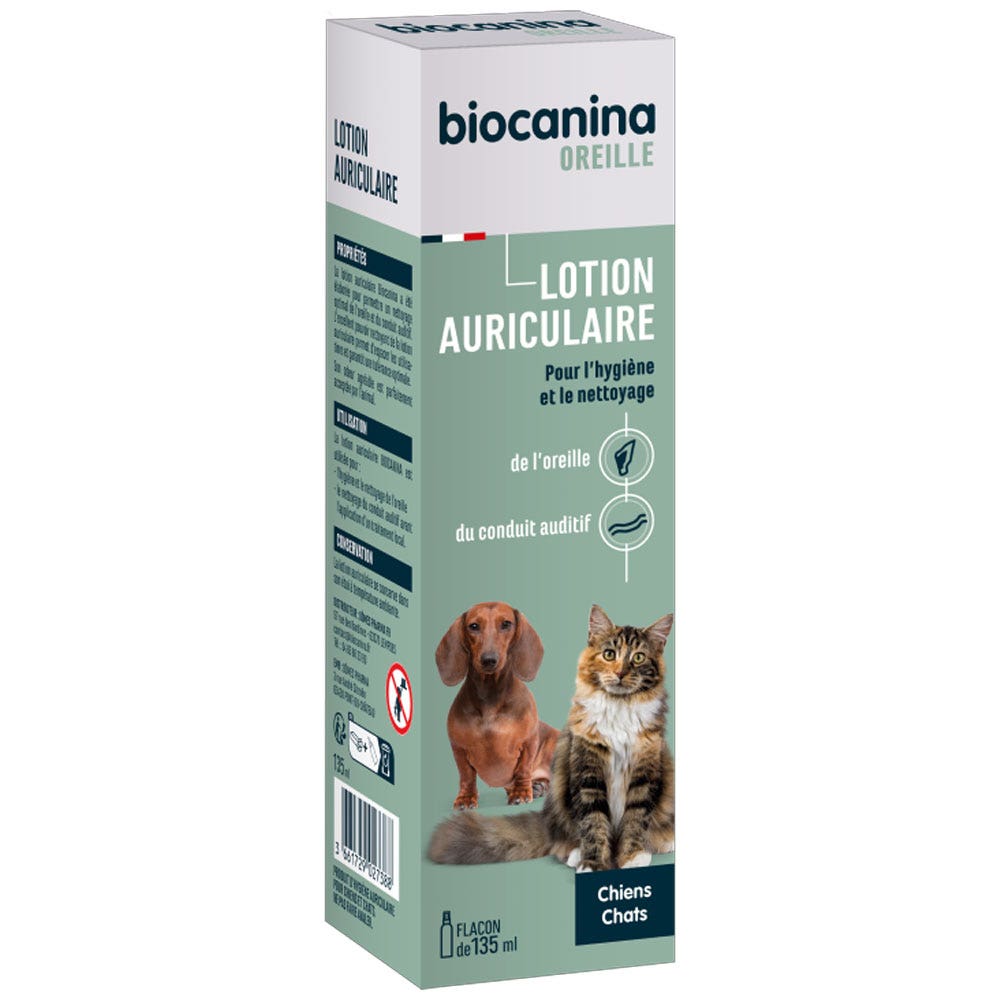 Biocanina Leche Auricular Perro y Gato Chiens et chats 135ml