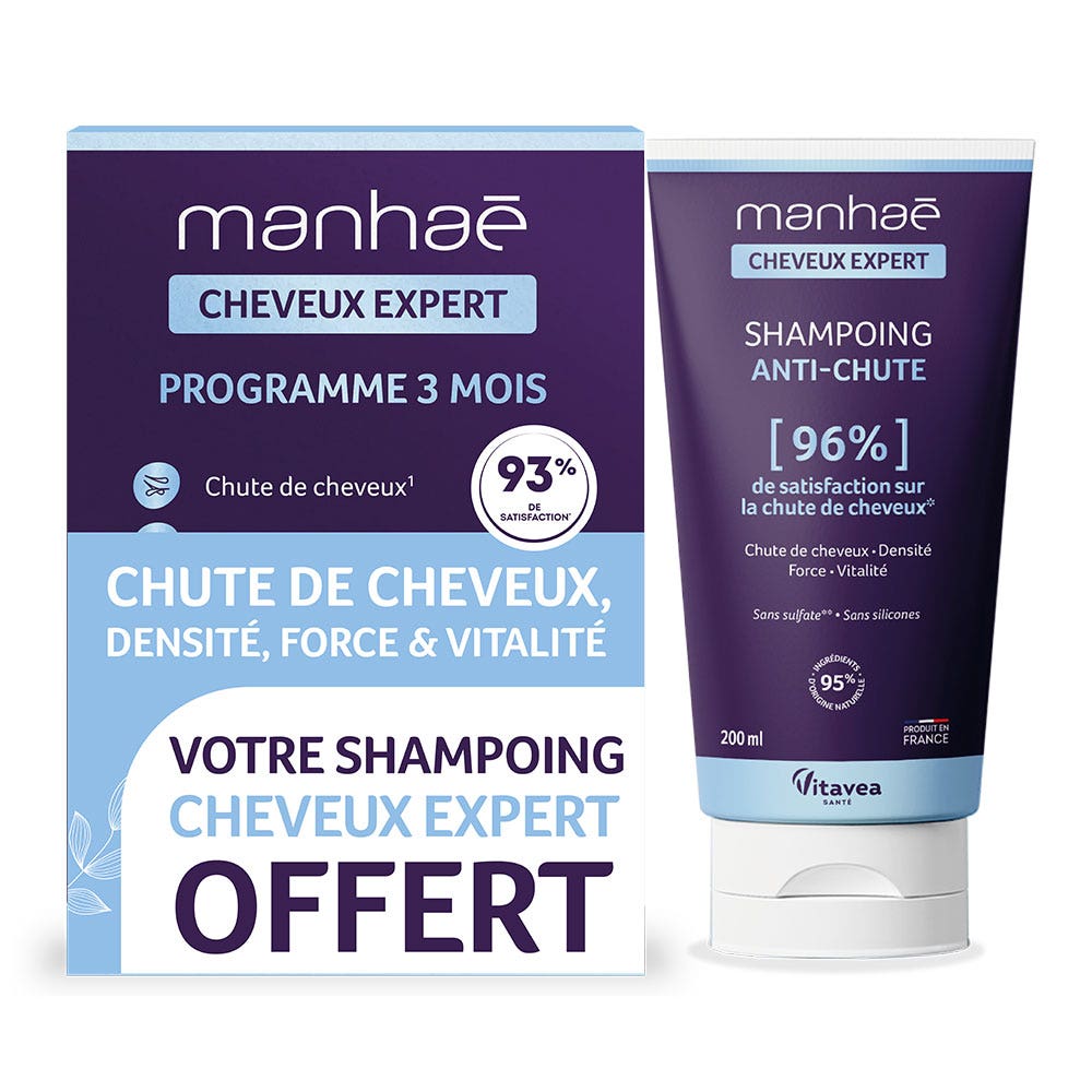 Manhaé Programa experto 3 meses + champú