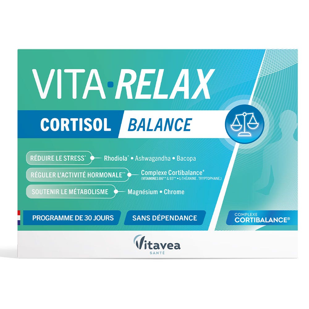 Vitavea Santé Vitis Relax Cortisol Balance 30 cápsulas