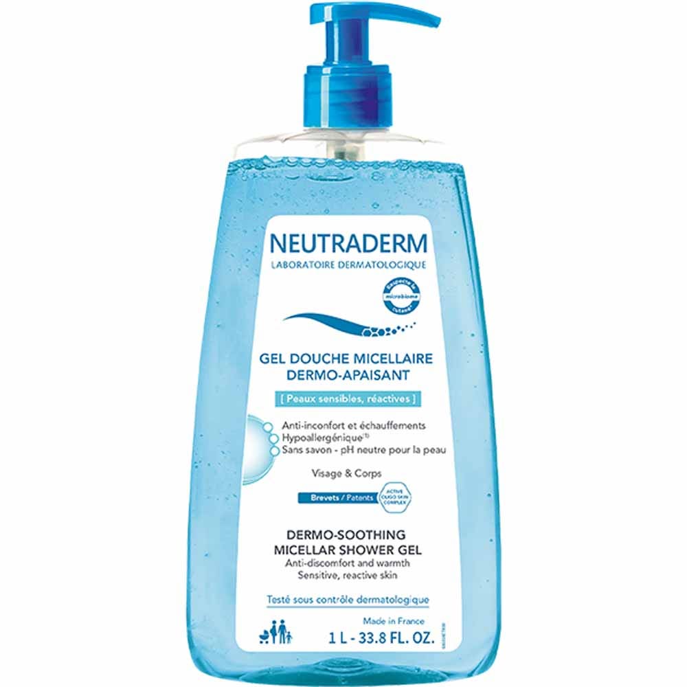 Neutraderm Gel ducha micelar dermo-calmante Piel sensible y reactiva 1L