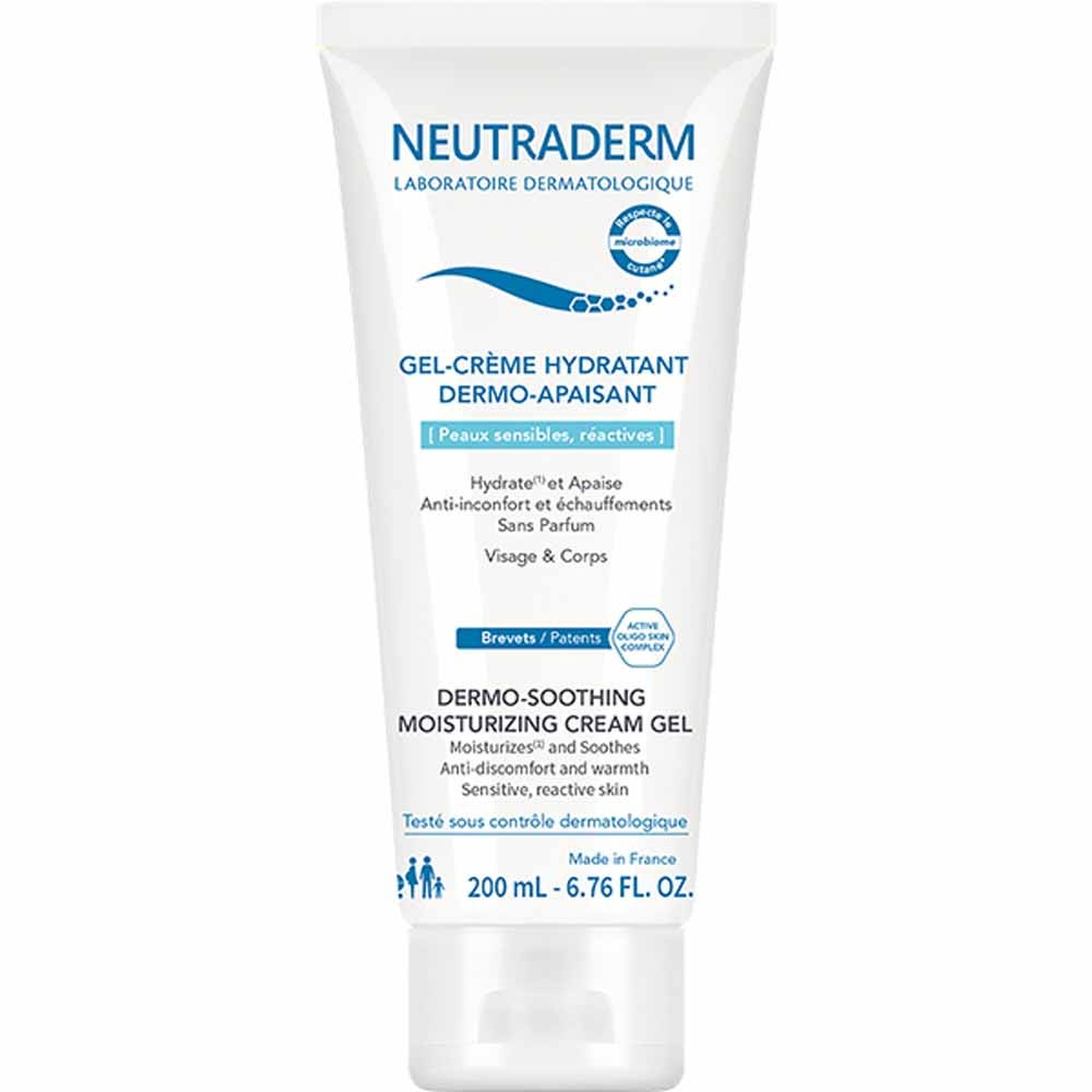 Neutraderm Gel-Crema Hidratante Dermo-calmante Piel sensible y reactiva 200 ml