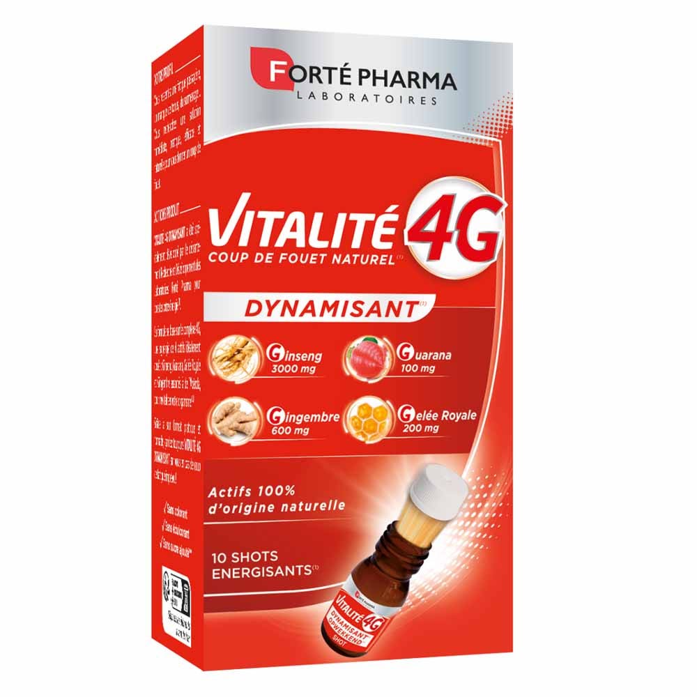 Forté Pharma Vitalité 4G Vitalite Revitalizante 10 Monodosis 4g