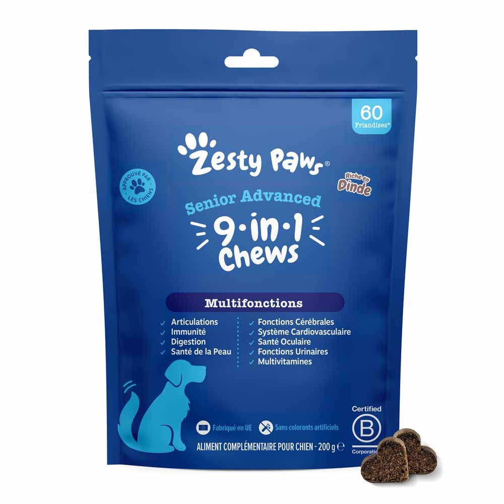 Zesty Paws Multifunción Senior 9 en 1 Perro 200g