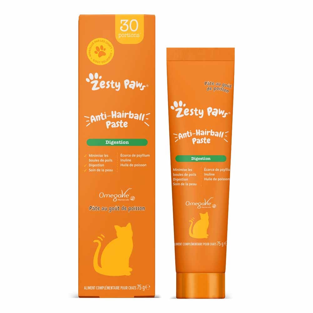 Zesty Paws Digestión antipelotas Gato 75g