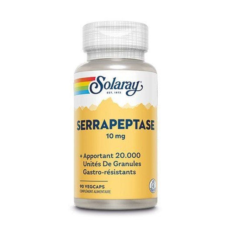 Solaray Serrapeptasa 90 cápsulas vegetales