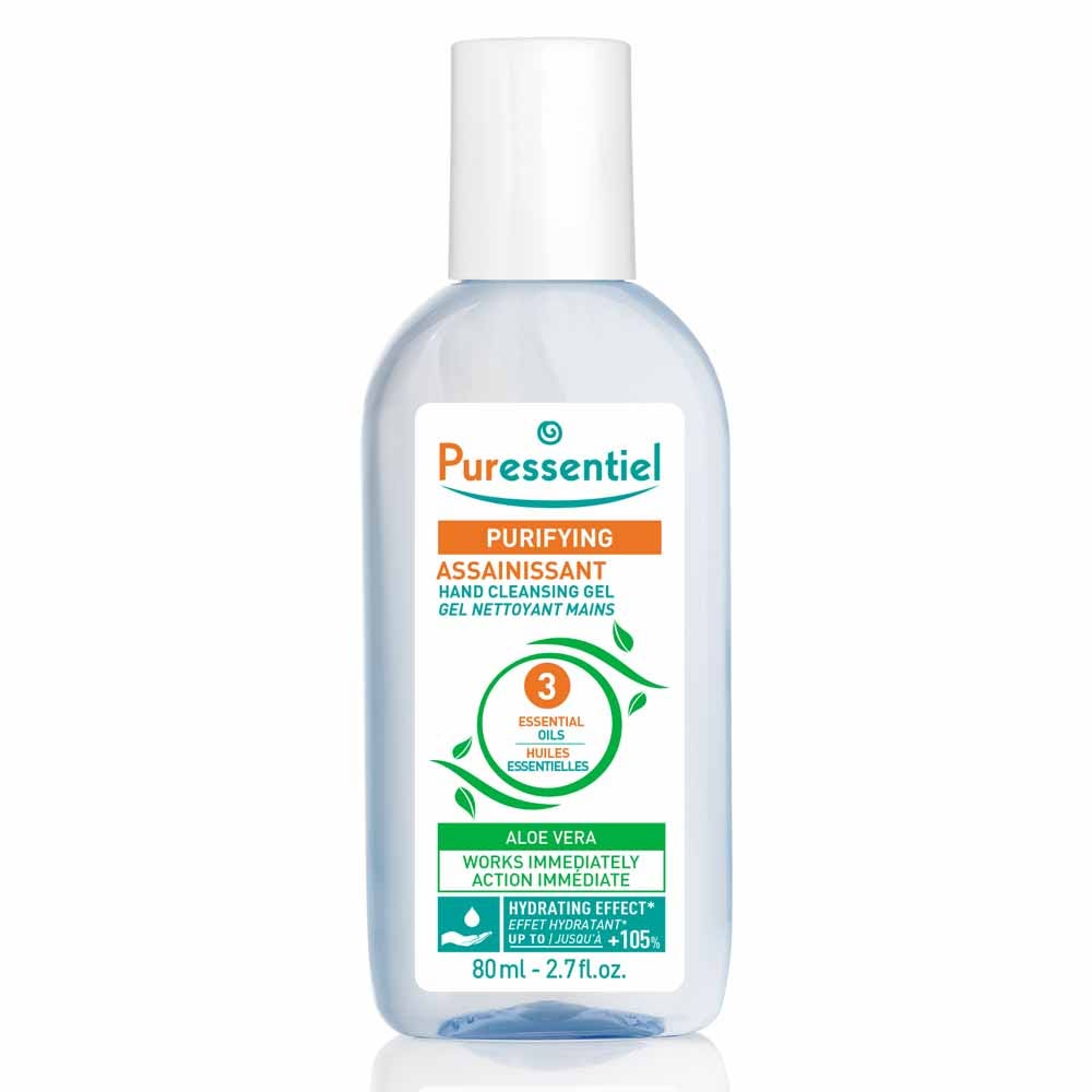 Puressentiel Saneamiento Gel antibacteriano con 3 aceites esenciales 80 ml