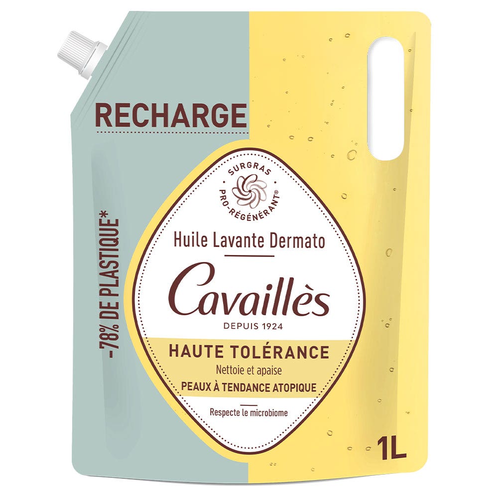 Cavaillès Surgras Pro-Regenerador Aceite Limpiador Supergraso Piel muy seca 1L