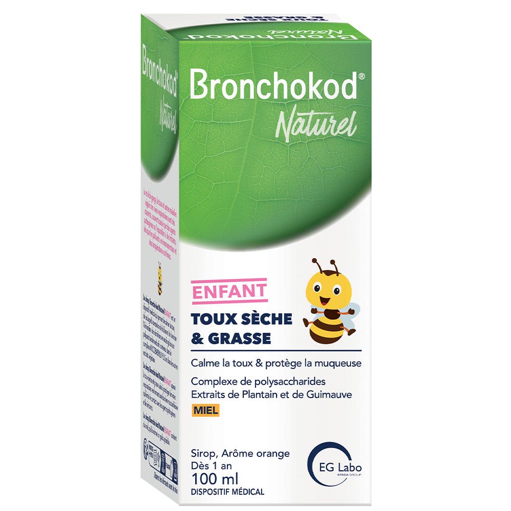EG Labo Bronchokod Natural Tos Seca y Grasa Niño 100 ml