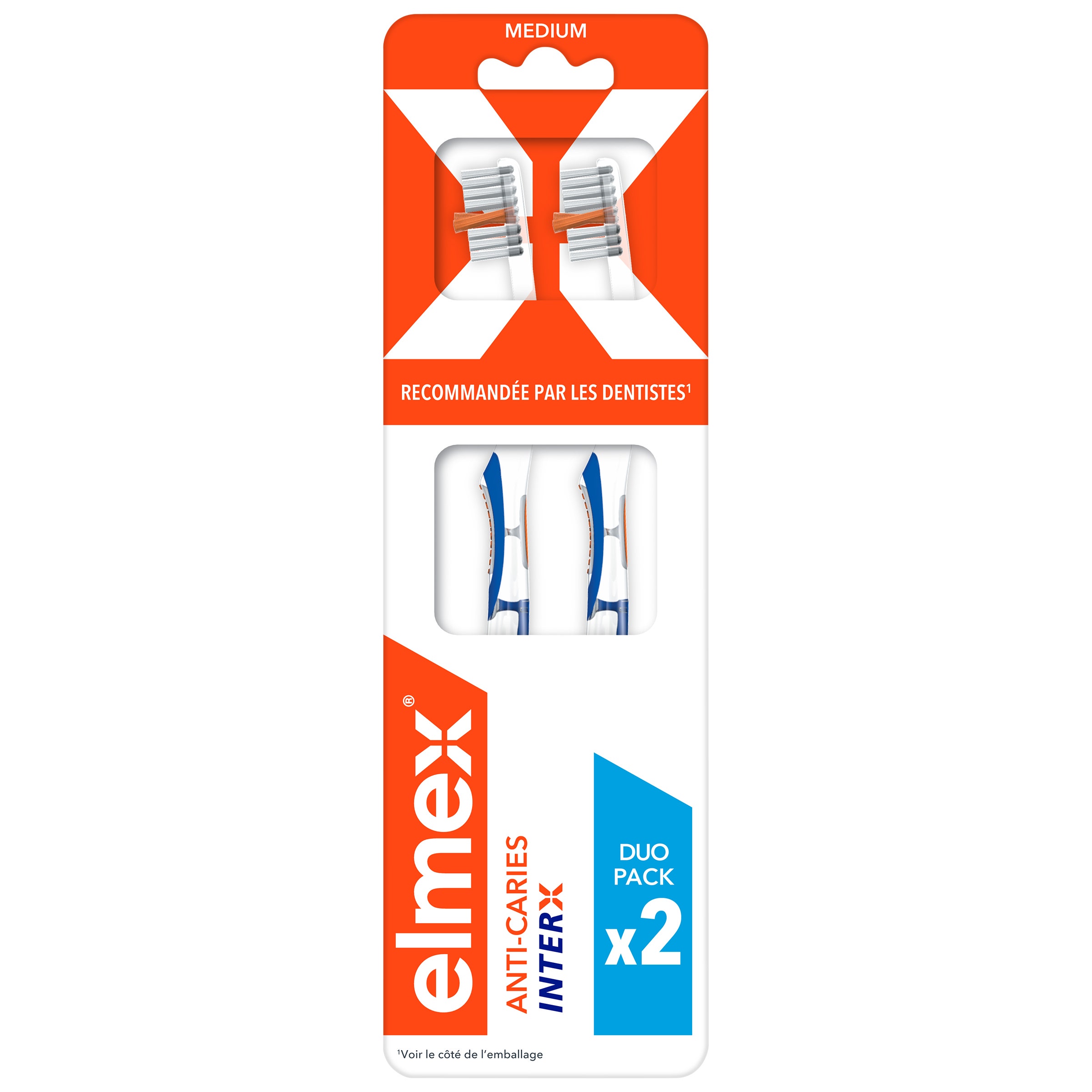 Elmex Anticaries Cepillo De Dientes Inter X Medium x2