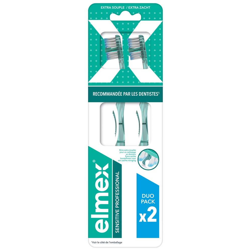 Elmex Sensitive Professional Sensitive Duo Extra Suave Extra Souple x2
