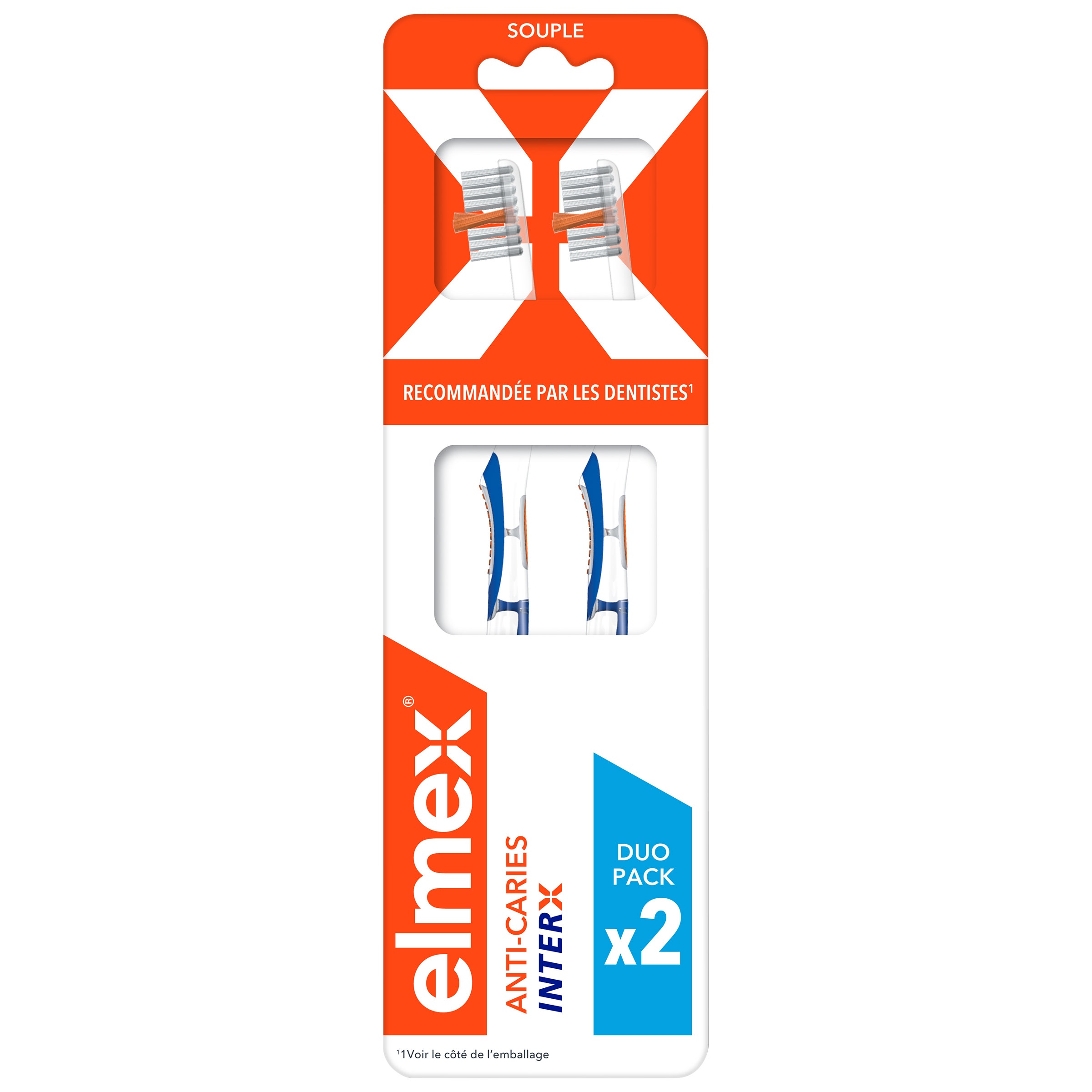 Elmex Anticaries Cepillo De Dientes Inter X Suave x2