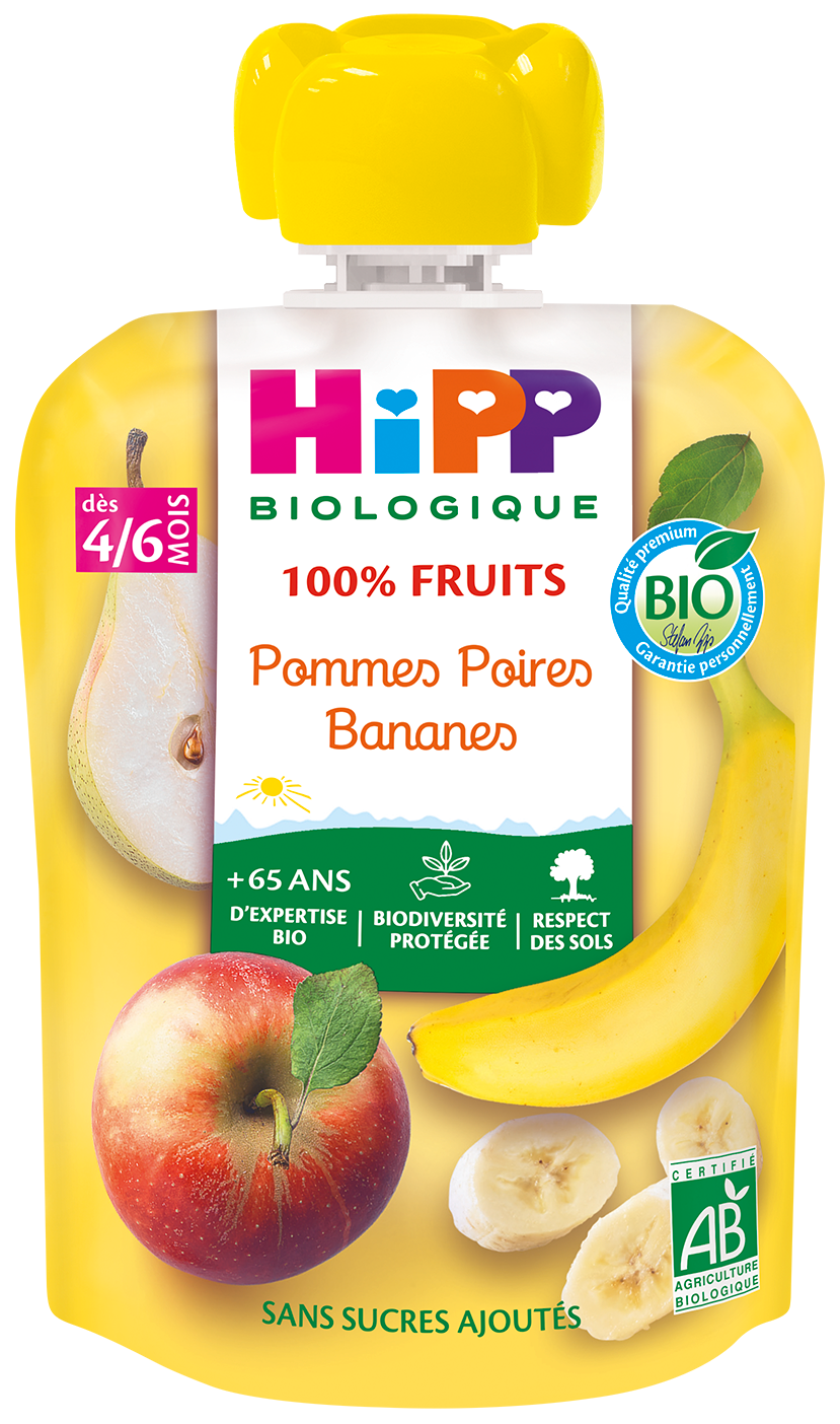 Hipp Calabazas 100% fruta 4 a 6 meses 90g
