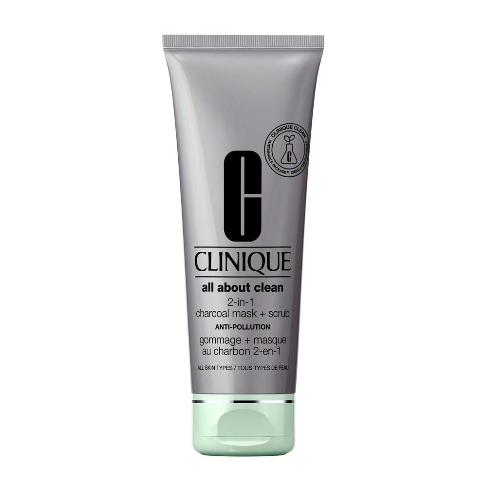 Clinique All About Clean Exfoliante + Mascarilla de Carbón 2 en 1 121g