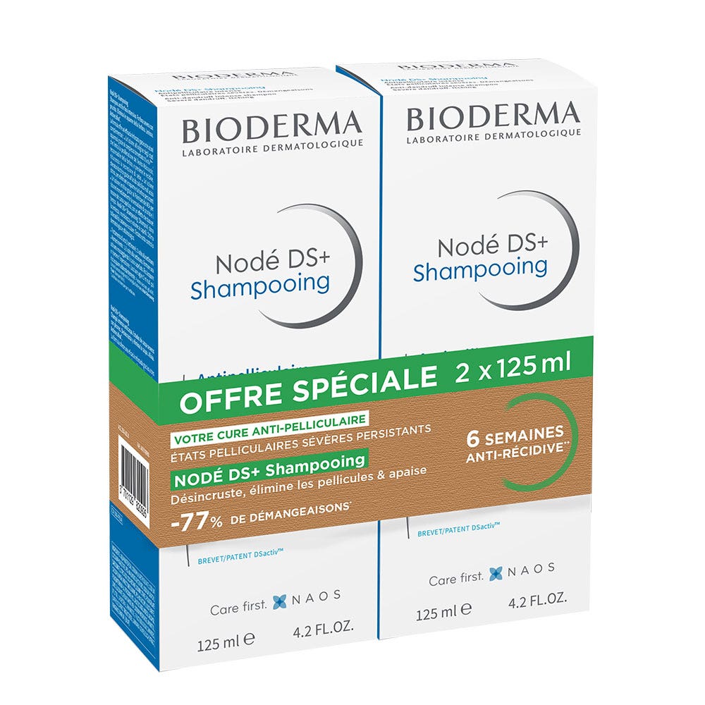 Bioderma Nodé DS+ Champú anticaspa DS+ 2x125ml