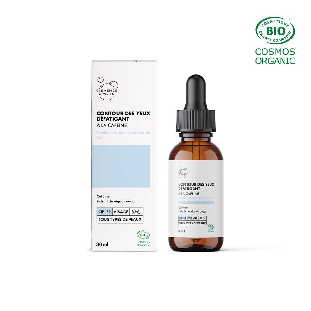 Clemence&Vivien Contorno de ojos antifatiga bio Textura Gel 30 ml