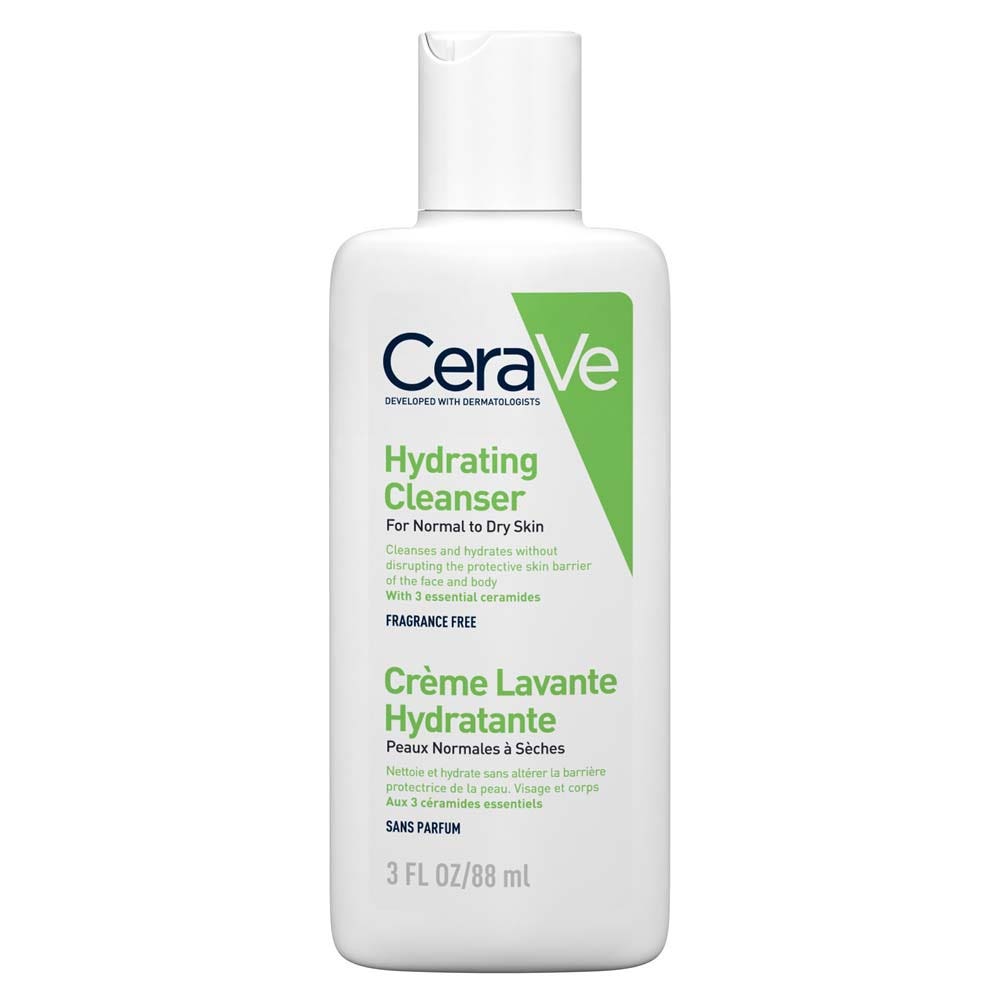 Cerave Crema limpiadora hidratante Cara y cuerpo para piel seca a muy seca 88 ml