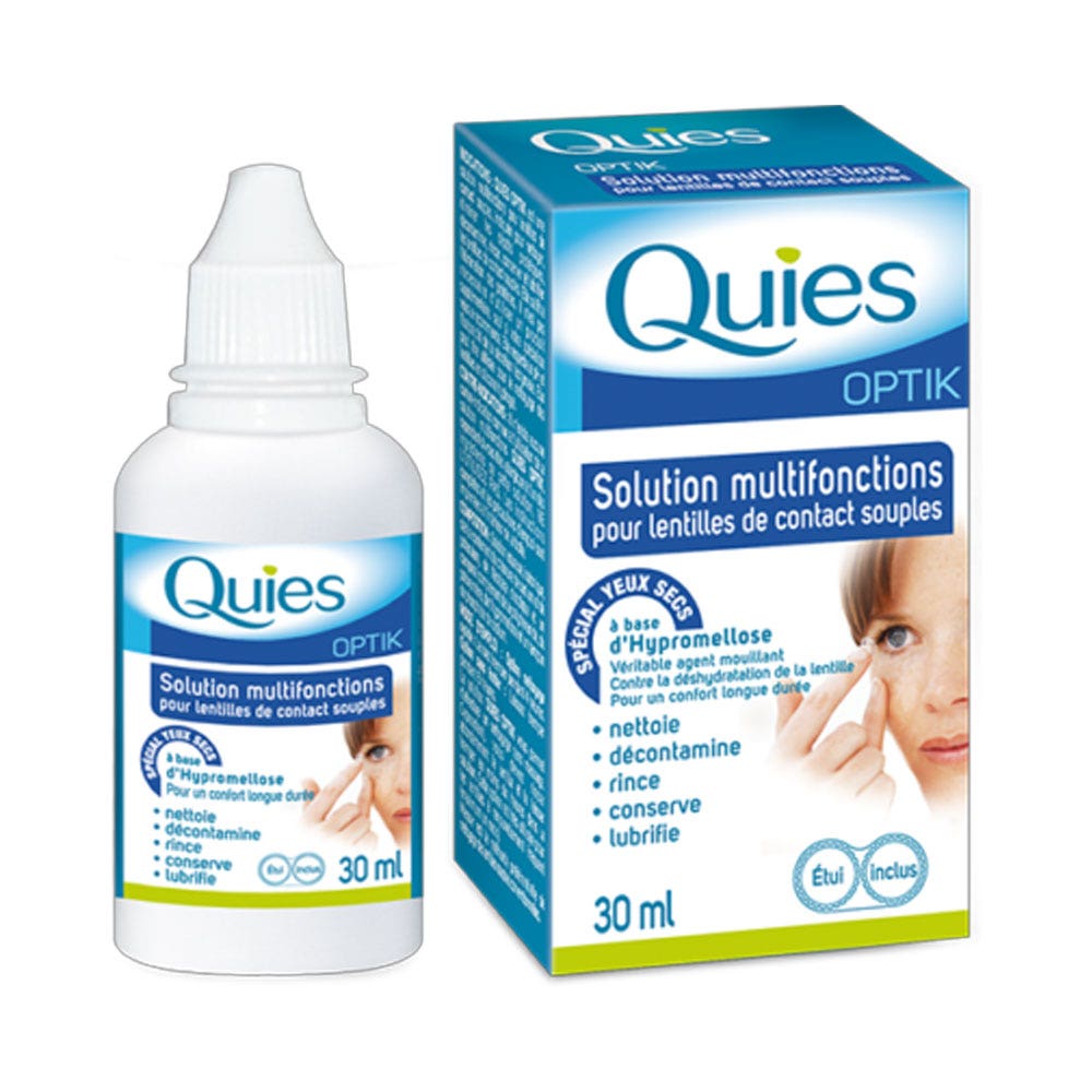 Quies Solución para lentes de contacto blandas 30 ml