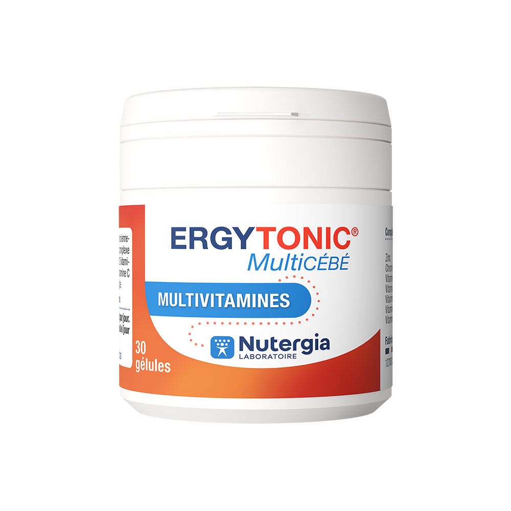 Nutergia Ergytonic Multicébé Multivitamines 30 Cápsulas