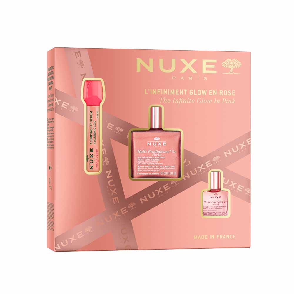 Nuxe Huile Prodigieuse Pack Navidad the infnite glow in pink 68 ml