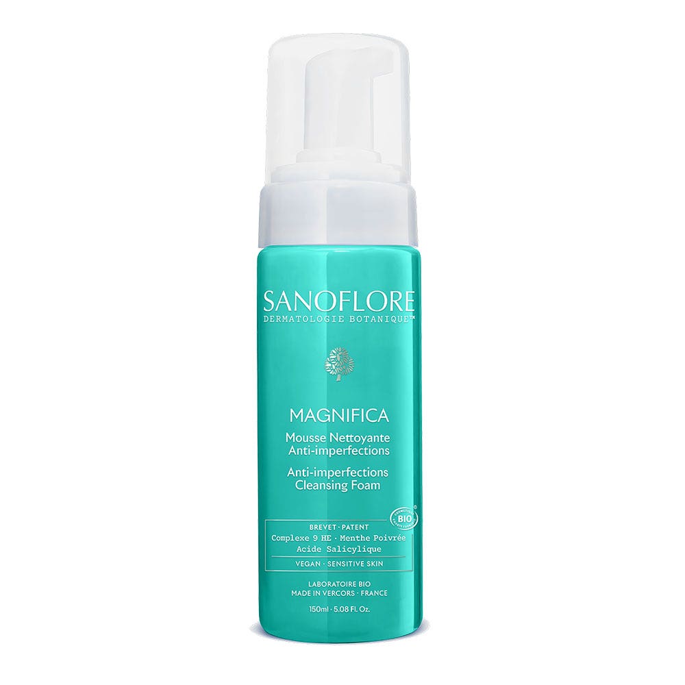 Sanoflore Magnifica Espuma limpiadora facial antiimperfecciones 150 ml