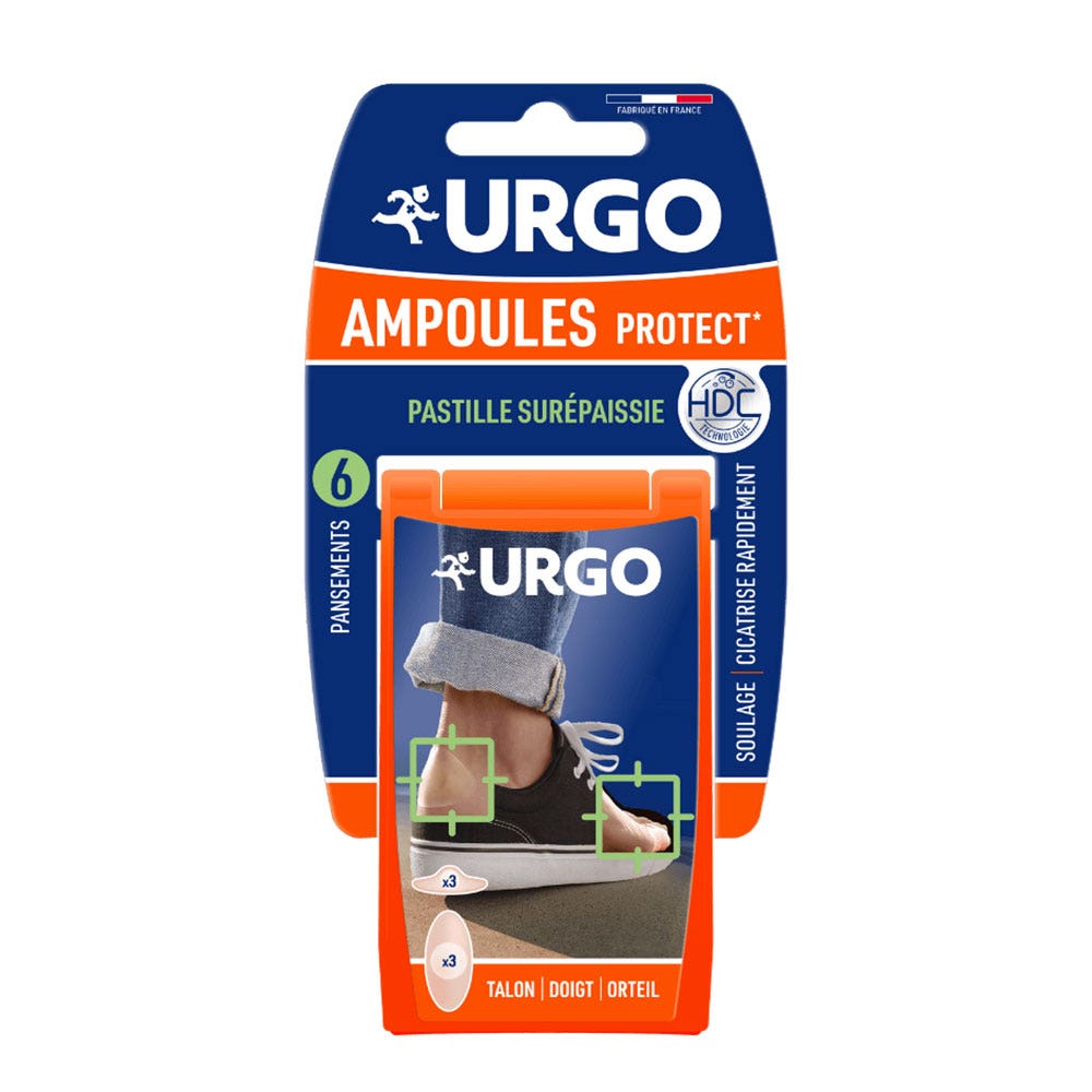 Urgo Apósitos de ampolla pequeños y grandes x6