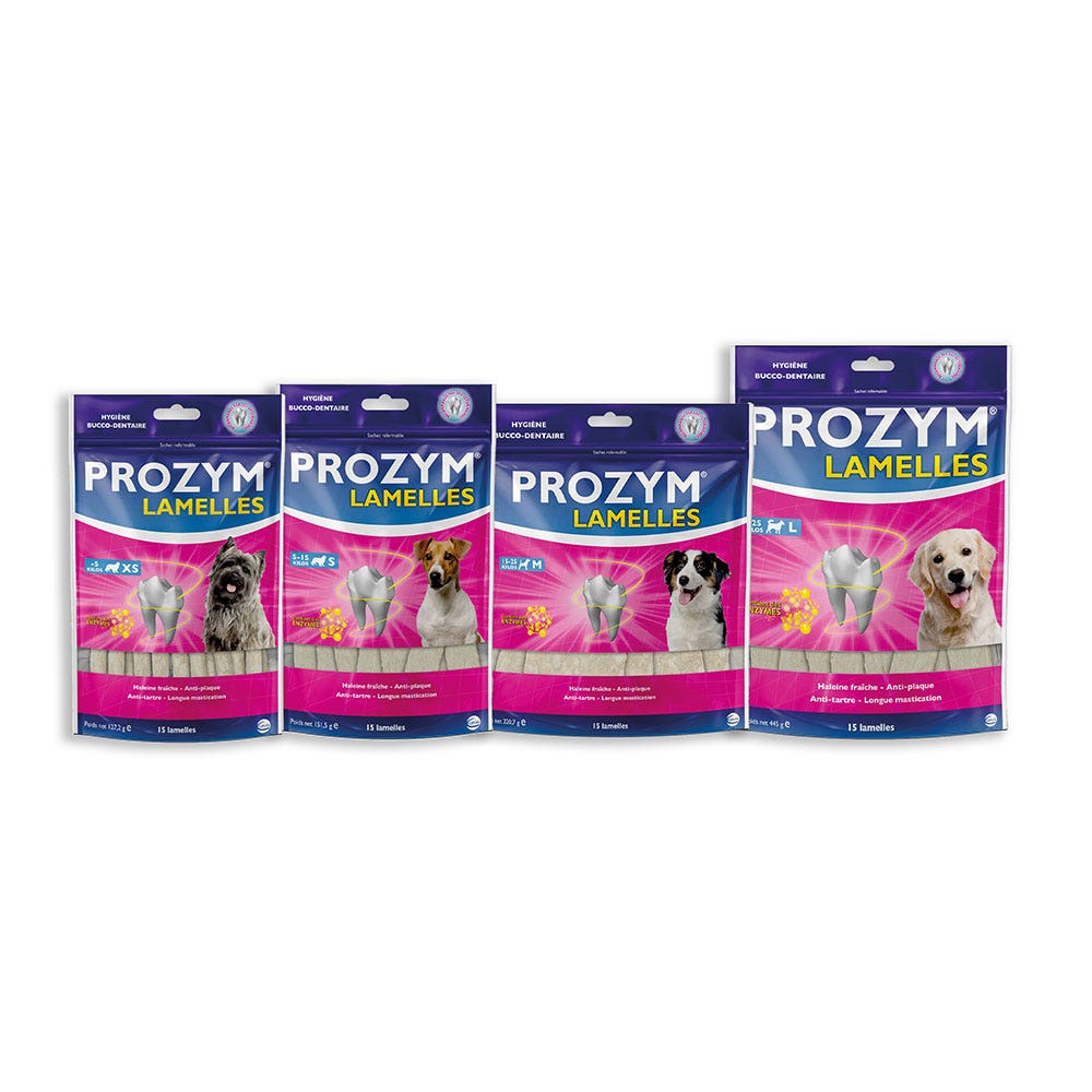 Prozym Masticables para perros placa dental y mal aliento x15