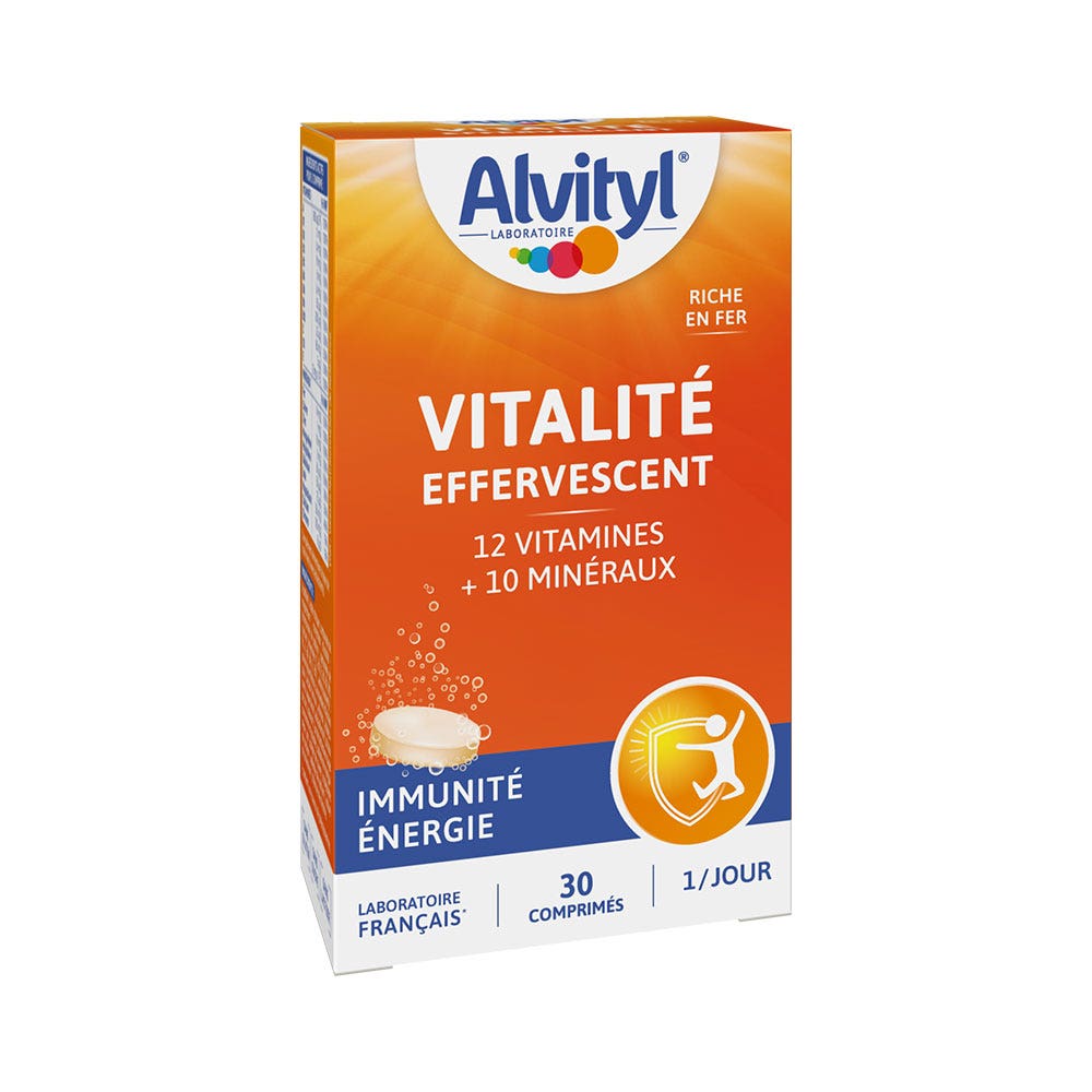 Alvityl Vitalidad Immunité Energie 30 Comprimidos Efervescentes