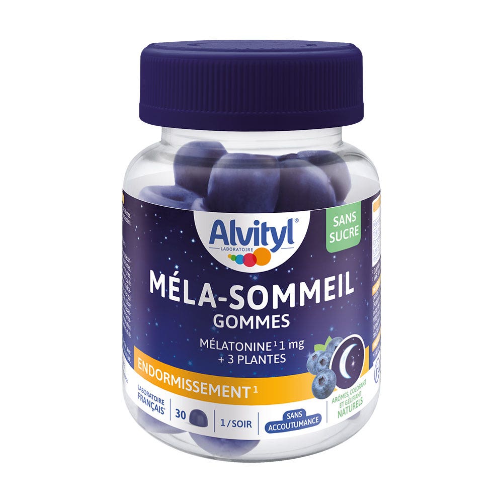 Alvityl Méla sueño con 1 mg de melatonina 30 gominolas
