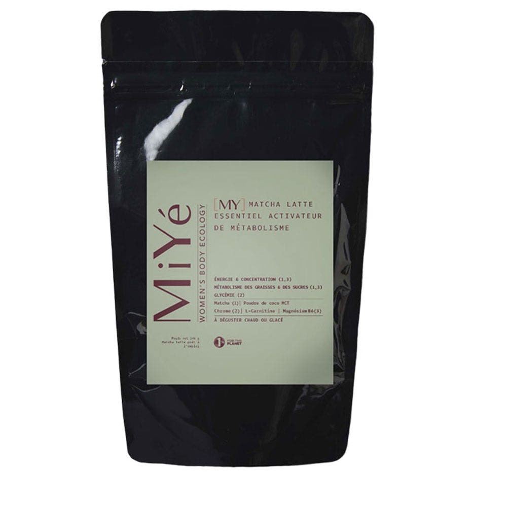 Miyé Matcha Latte esencial activador del metabolismo 146 g