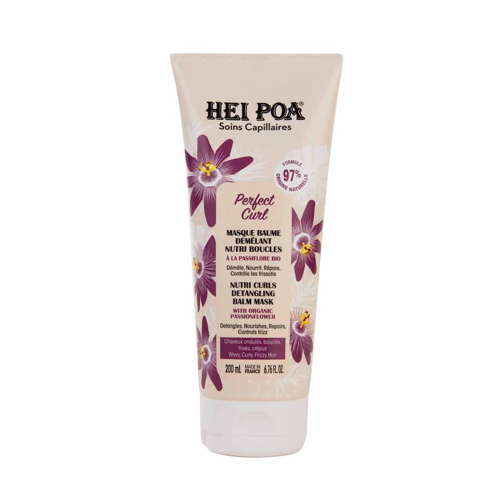 Hei Poa Perfect Curl Mascarilla bálsamo desenredante nutritivo para rizos 200 ml