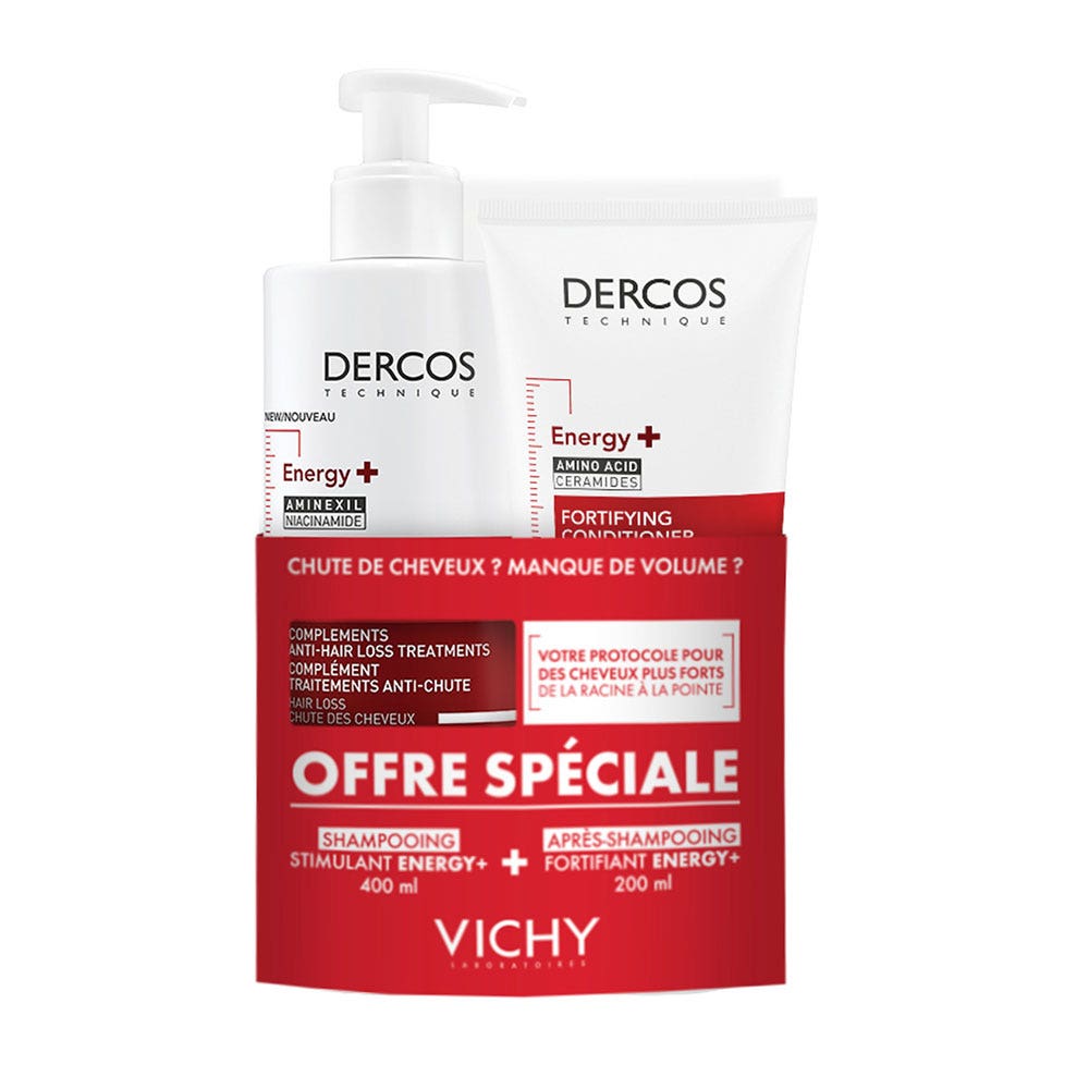 Vichy Dercos Energy+ Champú Estimulante y Acondicionador Energizante