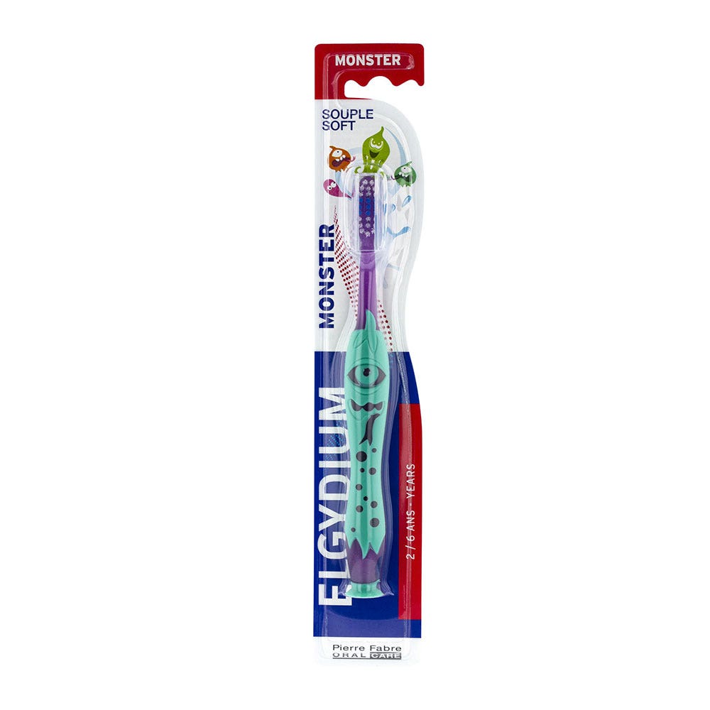 Elgydium Kids Cepillo de dientes Monster 2-6 años