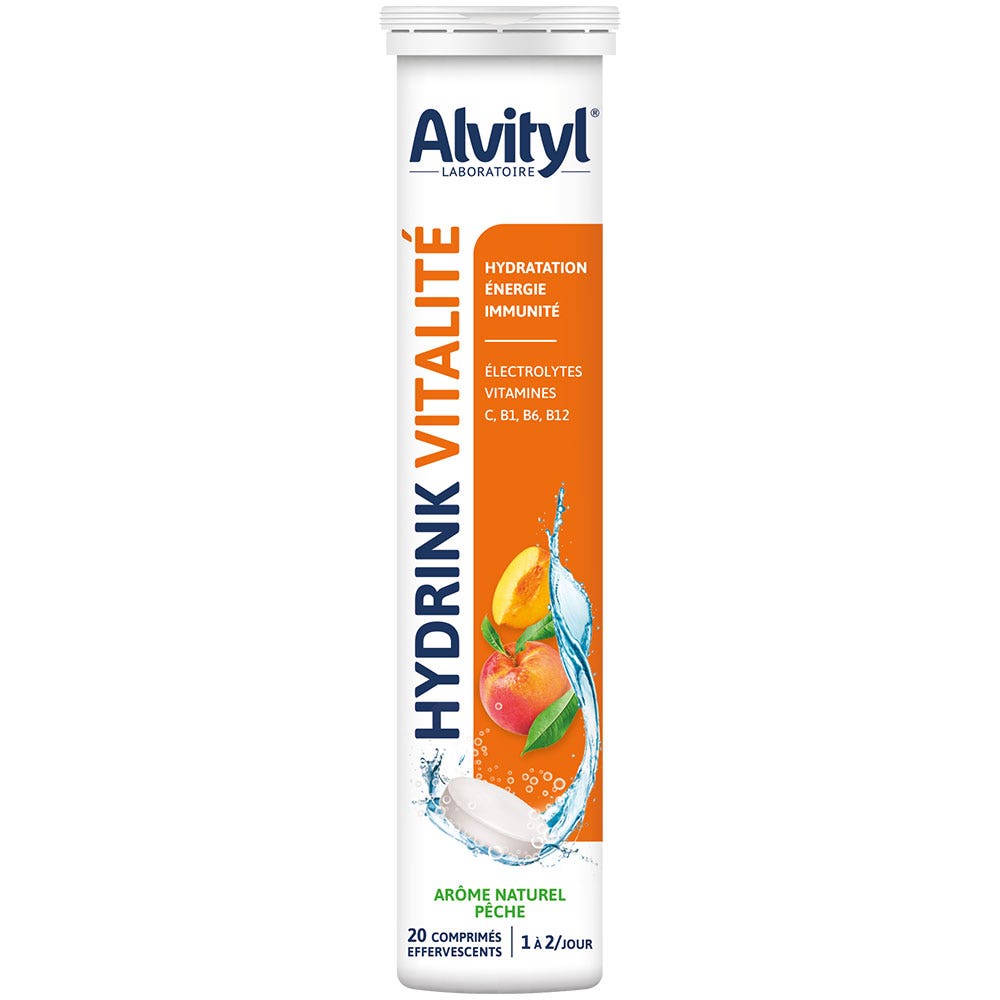 Alvityl Hydrink Vitalidad 20 comprimidos efervescentes