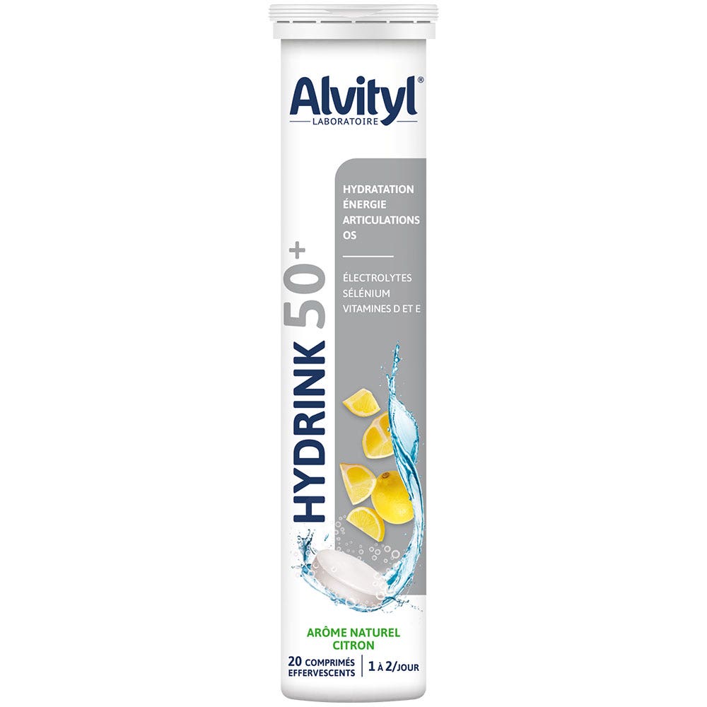 Alvityl Hydrink 50+ 20 comprimidos efervescentes