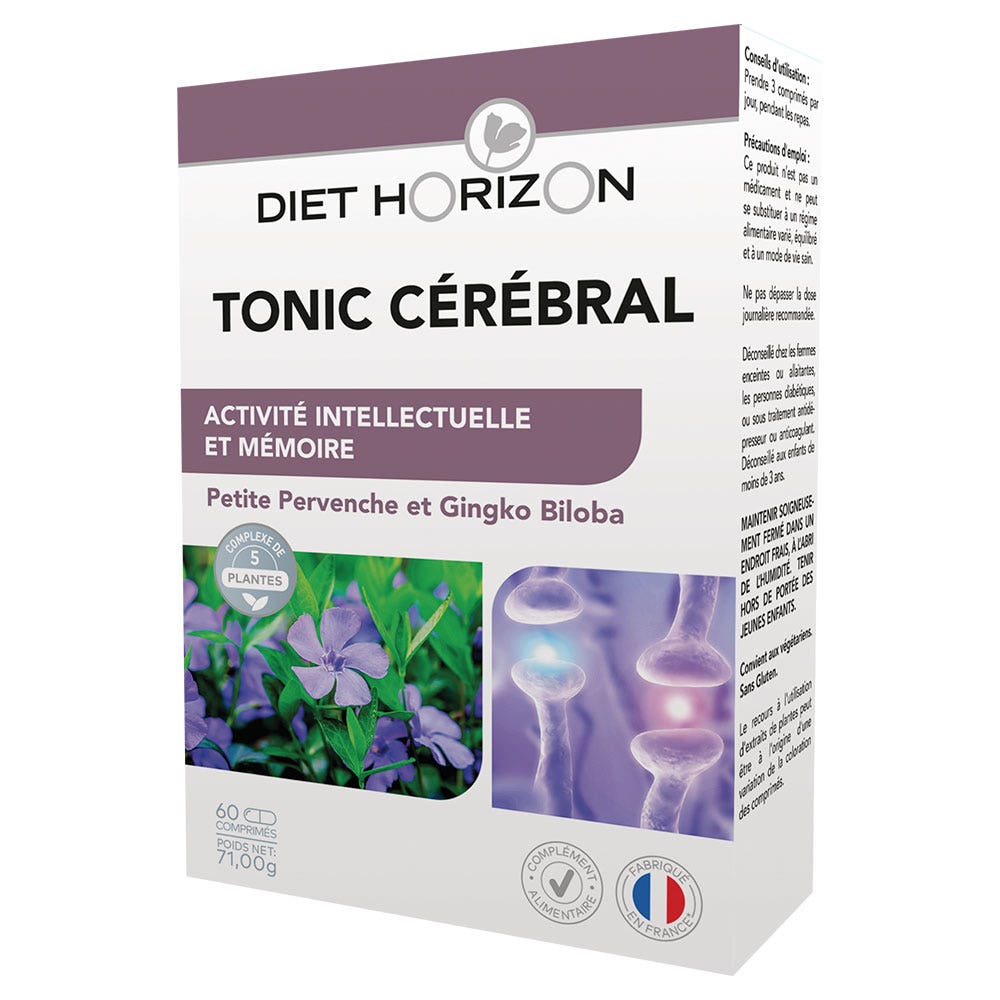 Diet Horizon Tónico cerebral 60 comprimidos