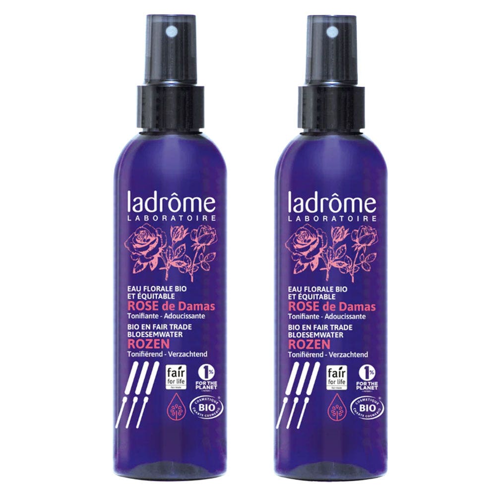 Ladrôme Agua floral de Rosa de Damasco Bio 2x200ml