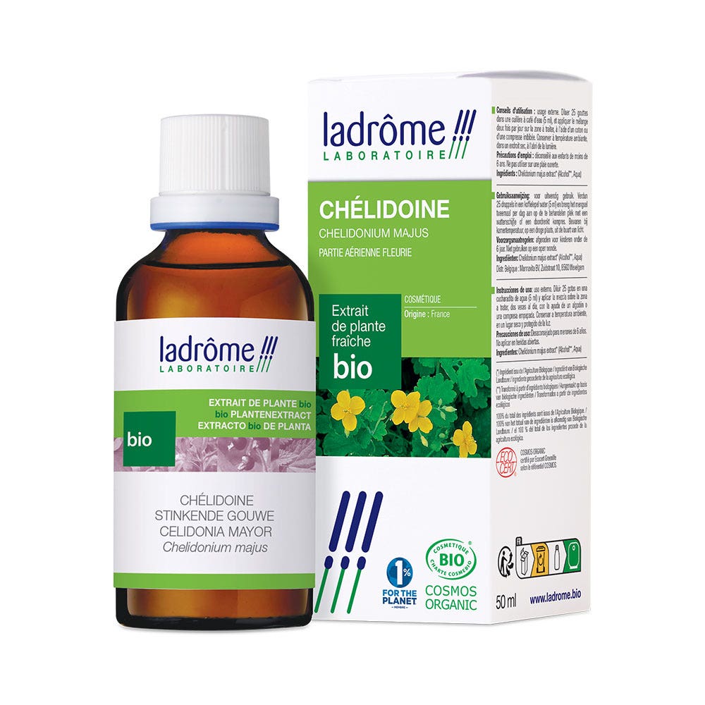 Ladrôme Extracto de planta de celidonia Parte aérea en flor 50 ml
