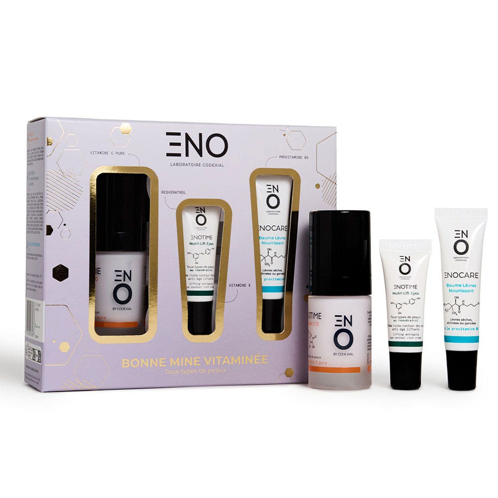 ENO Laboratoire Codexial Enotime Cofre de regalo Healthy Glow enriquecido con vitaminas