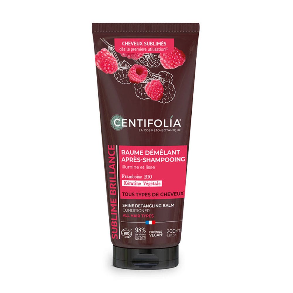 Centifolia Tratamiento capilar Bálsamo acondicionador con extracto de frambuesa y proteínas de Almendra dulce 200 ml
