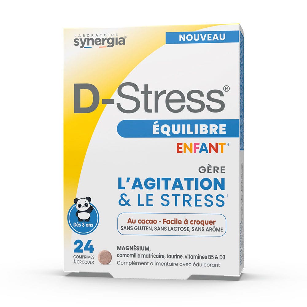 Synergia D-Stress Equilibrio infantil 24 comprimidos