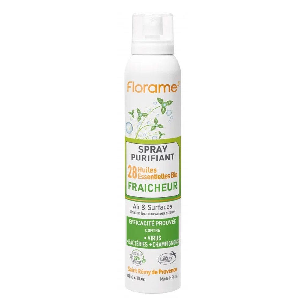Florame Spray purificante frescor para aire y superficies 180 ml