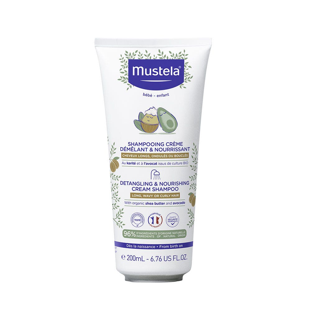 Mustela Champú crema desenredante y nutritivo 200 ml