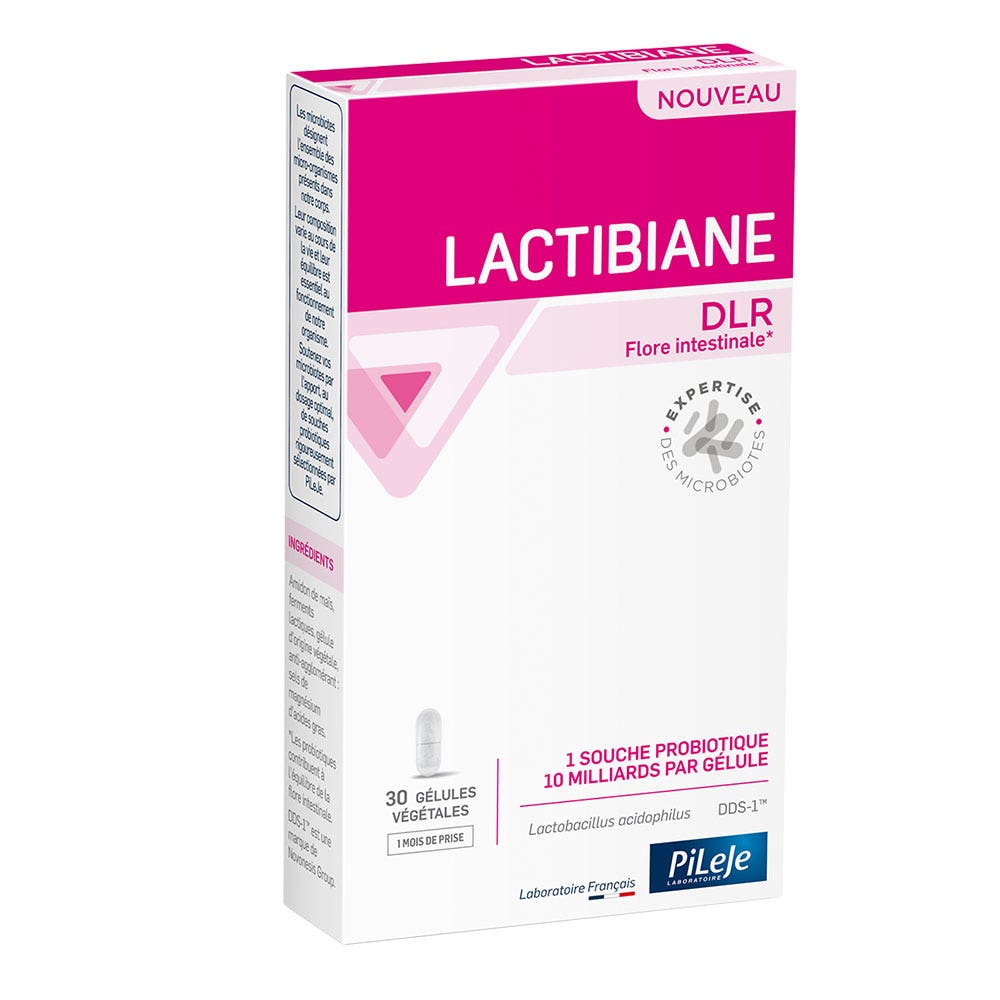 Pileje Lactibiane DLR flora intestinal 30 cápsulas