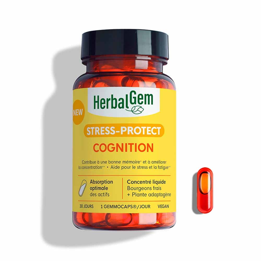 Herbalgem Gemmocaps Stress-Protect cognición 30 cápsulas